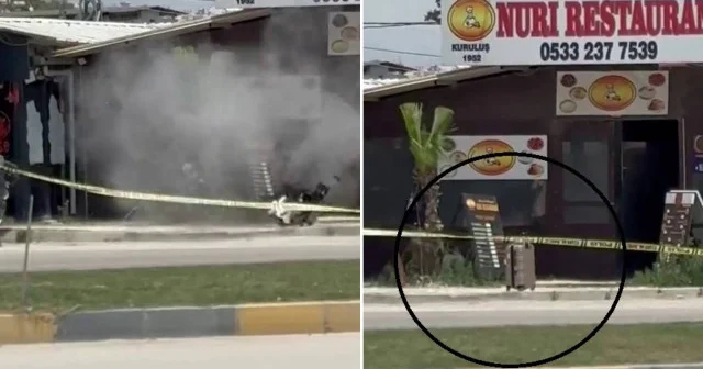Bir dükkanının önüne bırakılan şüpheli bavul fünye ile patlatıldı: İçinden elbise çıktı Hatay Haberleri