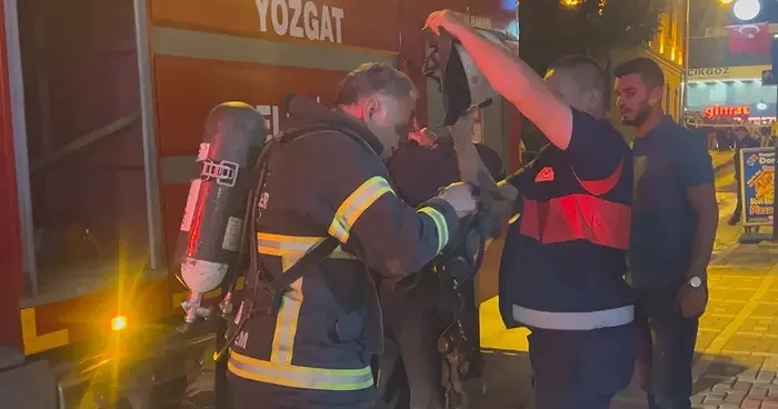 Yozgat’ta iş yeri yangını Kısa sürede kontrol altına alındı