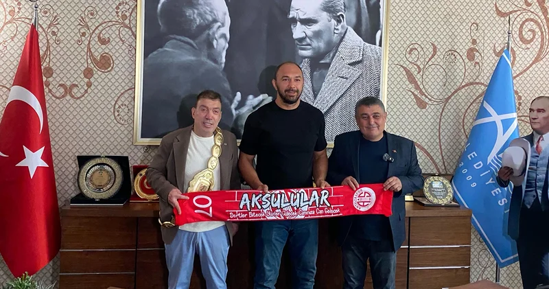 Başpehlivan Ali Gürbüz, Aksu Belediyesi ile anlaşmaya vardı