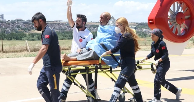 Yaktıkları ateşi söndürmeye çalışırken yaralandılar Diyarbakır Haberleri