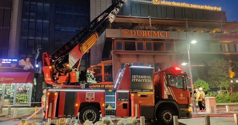 Beşiktaş ta restoran yangını kontrol altına alındı