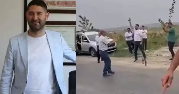 Düğünde havaya ateş açan başkan yardımcısına gözaltı
