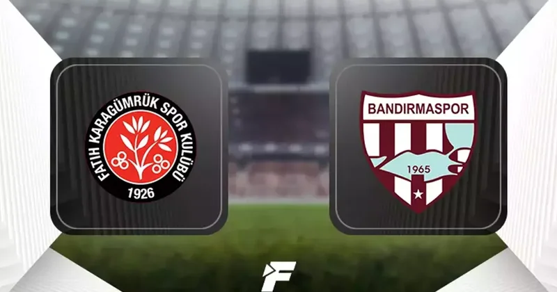 Karagümrük Bandırmaspor maçı ne zaman, saat kaçta, hangi kanalda? (TFF 1. Lig play off finali) Fanatik Gazetesi Futbol Haberleri Spor