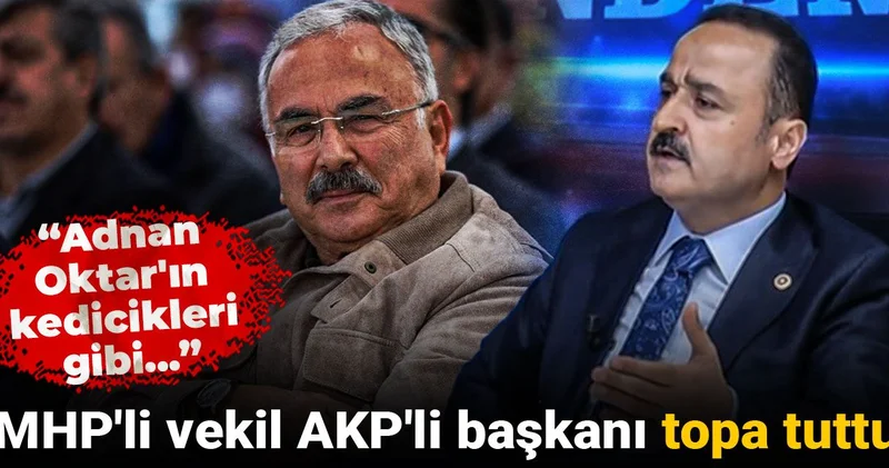 MHP li vekil AKP li başkanı topa tuttu: Adnan Oktar ın kedicikleri gibi...