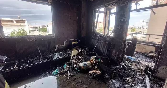 Eski eşinin evine gitti: Tartışınca evi yaktı! Ortalığı ateşe verip polis merkezine gitti