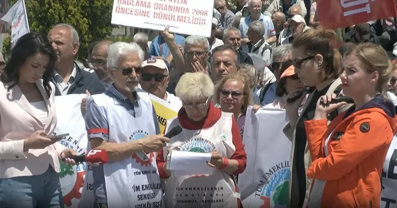 Emekliler Kadıköy den ses yükseltti: İnsanca yaşam istiyoruz Sözcü Gazetesi