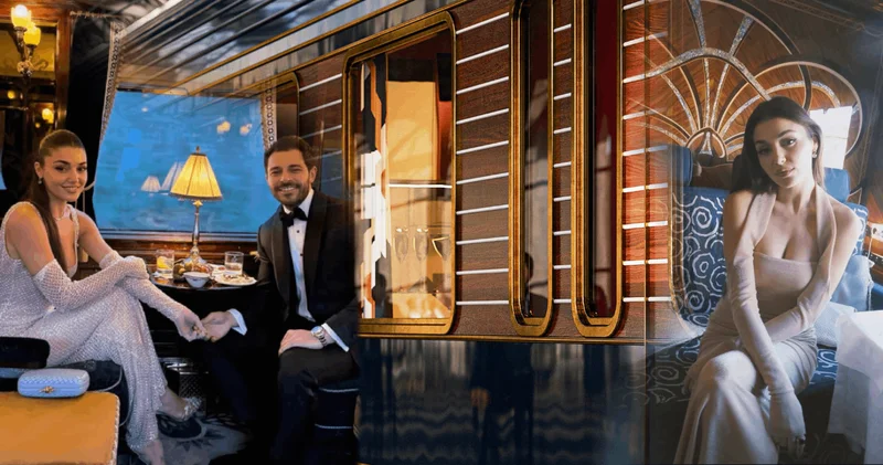 Hande Erçel ve Hakan Sabancı tren seyahatine servet harcadı