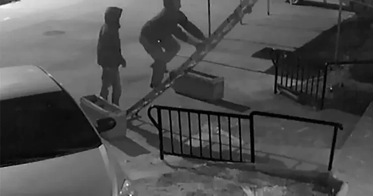 Müzisyenin evine seyyar merdivenle tırmandılar... Tamire bırakılan otomobille hırsızlığa gitmişler