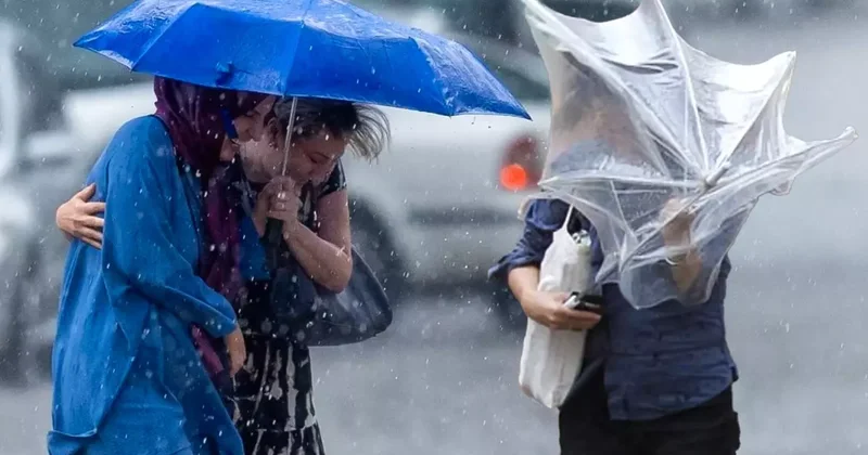 Meteoroloji den 21 kente sarı kodu uyarı! Sağanak ve rüzgar bekleniyor
