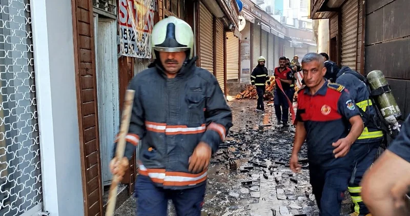 Şanlıurfa da havai fişek deposunda çıkan yangın söndürüldü