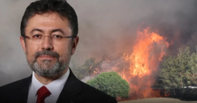 Yangını yağmur söndürdü, Bakan Yumaklı Rabb imin Lütfu dedi Sözcü Gazetesi