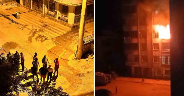 Beş katlı apartmanda yangın çıktı: Mahsur kalan vatandaşı itfaiye kurtardı Adıyaman Haberleri