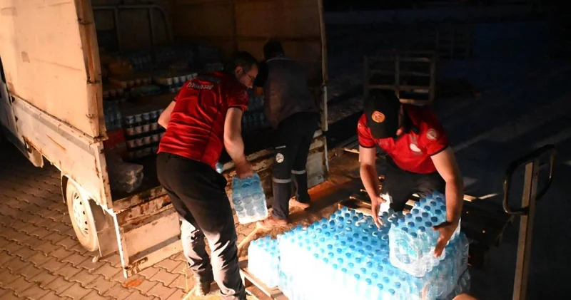 Vatandaşlar Bilecik te yangın için seferber oldu: Yardımlar yerine ulaştı