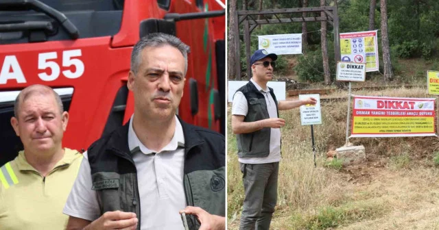 Denizli Orman Bölge Müdürlüğü artan orman yangınlarına karşı uyarı Denizli Haberleri