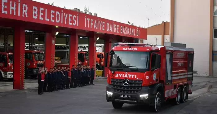 Kayseri itfaiyesinden Manisa ya destek!