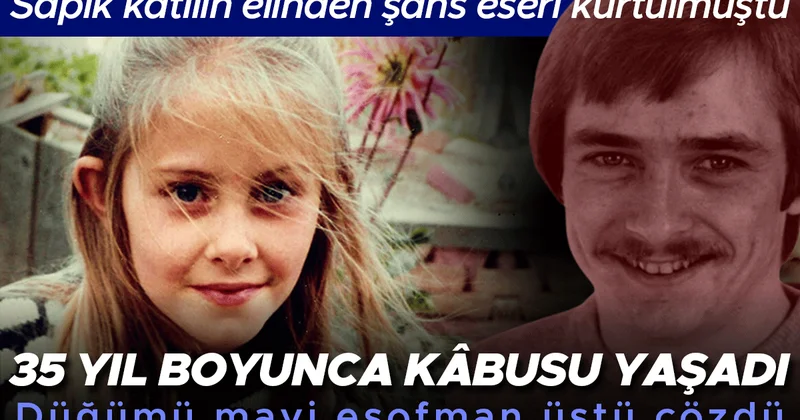 Sapık katilin elinden şans eseri kurtulmuştu, 35 yıl boyunca kâbusu yaşadı! Düğümü çözen mavi eşofman üstü oldu