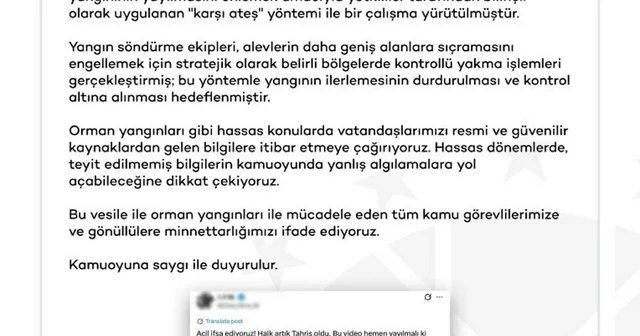 İzmir Aliağa yangınında sosyal medyadaki iddialarla ilgili açıklama İzmir Haberleri