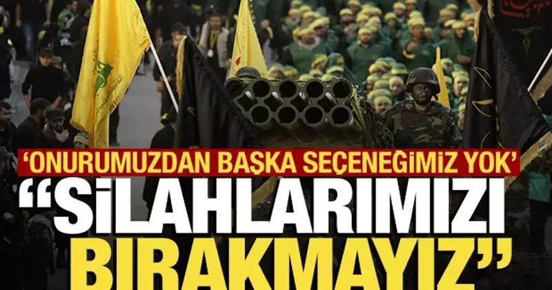 Onurumuzdan başka seçeneğimiz yok: Hizbullah tan silah kararı