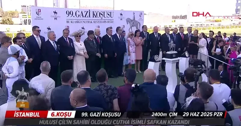 99. Gazi Koşusu’nun ödül töreni yapıldı