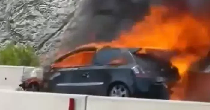 Fethiye’de araç yangını