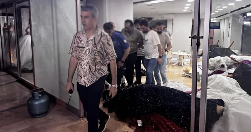 Antalya da gelinlikçi dükkanını ateşe vermek isteyen şüpheliye gözaltı Son dakika haberleri