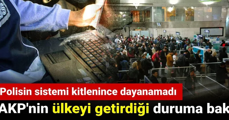 Polisin sistemi kitlenince dayanamadı: AKP nin ülkeyi getirdiği duruma bak