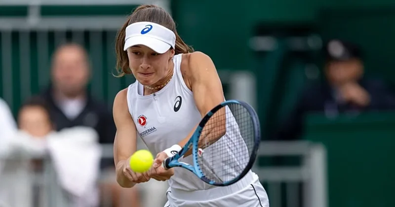 Milli tenisçi Zeynep Sönmez, Polonya Açık ta ikinci turda!