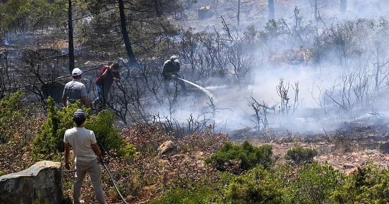 Havai fişek yangına sebep oldu, 4 şüpheli tutuklandı