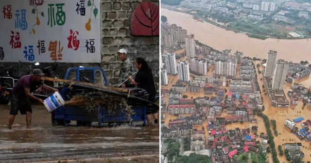 Çin de şiddetli yağışlar sonucu 30 kişi yaşamını yitirdi Dünya Haberleri