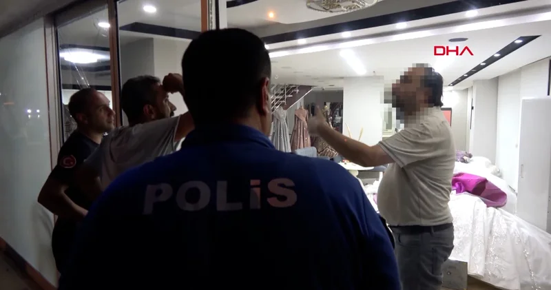 Yer Antalya: Gelinlikleri yakmaya çalışan adama müdahale