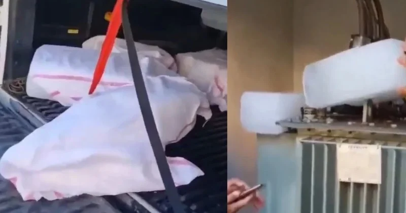 GDZ Elektrik ten buzla trafo soğutma görüntülerine dair açıklama: Normalde fan sistemi var, aşırı sıcak nedeniyle yapıldı
