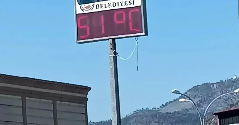 Osmaneli nde Sıcaklık 51 Dereceye Ulaştı