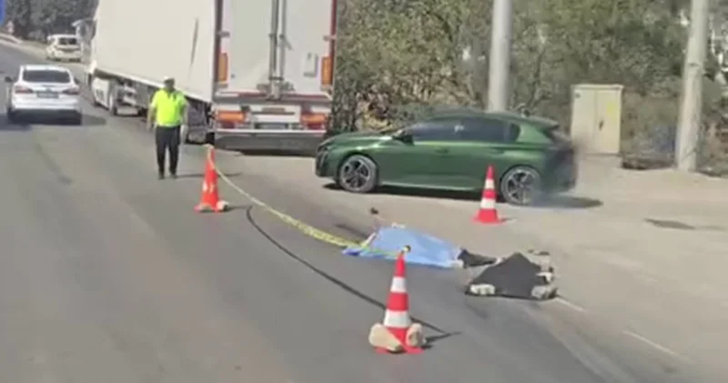 Hatay da TIR ın çarptığı şahıs can verdi