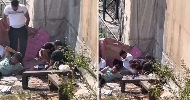 Koca mahalle diken üstünde! İlçenin göbeğinde pes dedirten görüntü