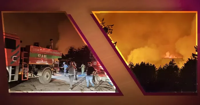 Karabük te yeni orman yangını çıktı: Cehennemi aratmayan görüntüler...