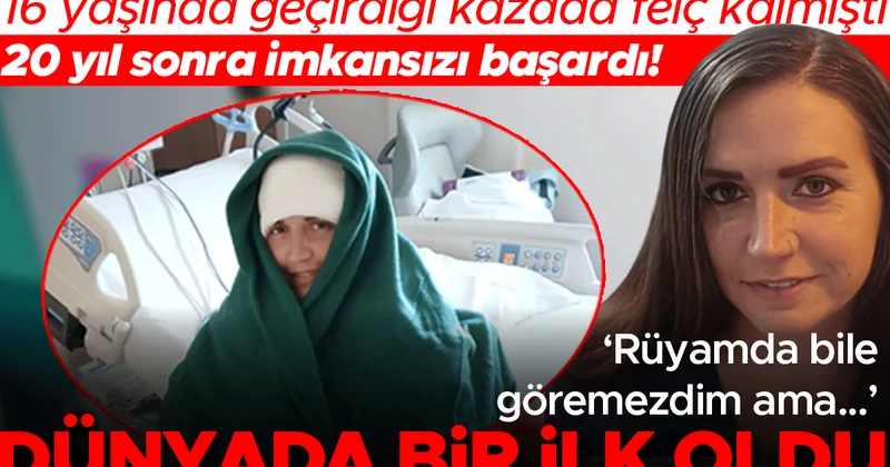 16 yaşında geçirdiği kazayla felç kalmıştı, 20 yıl sonra imkansızı başardı! Dünyada bir ilk oldu: Rüyamda bile göremezdim ama...