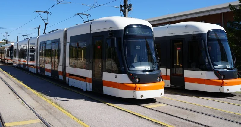 Tramvay seferleri geçici olarak durduruldu