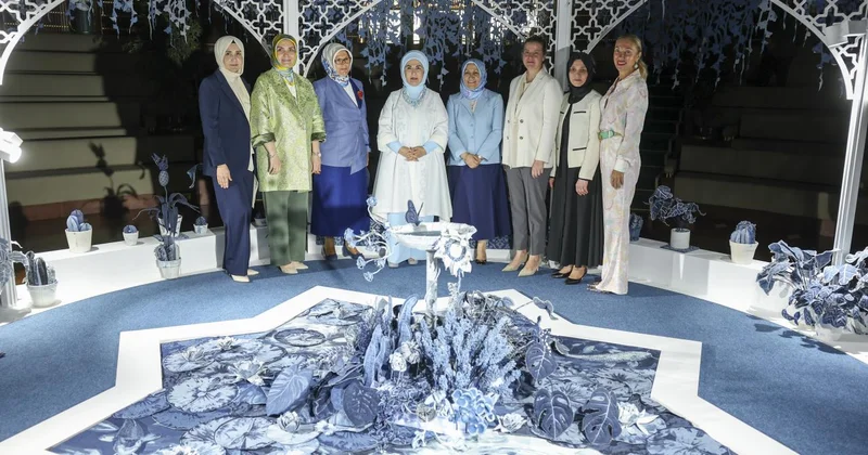Emine Erdoğan, Bahçedeki Sırlar sergisinin açılışını gerçekleştirdi