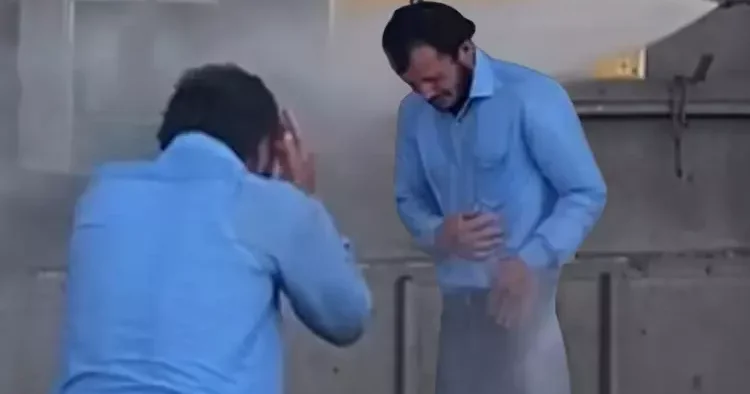 Tokatlı vatandaşın ilginç serinleme yöntemi: Çevredekiler şaşkınlıkla izledi