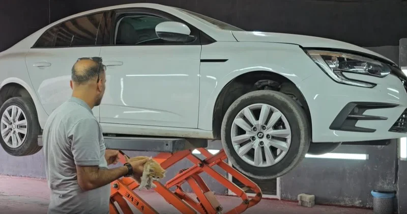 Otomobilin motor bölümüne giren kedi 3 şehir gezdi