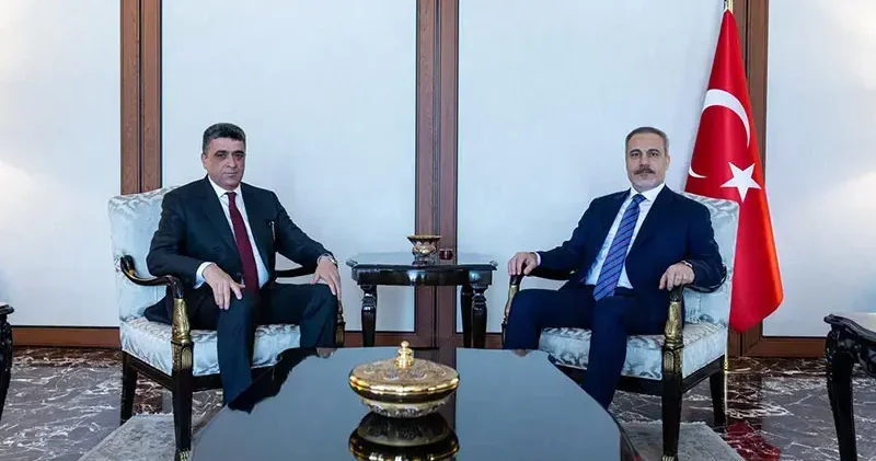 Bakan Fidan, Libya Sayıştay Başkanı Şakşak ı kabul etti