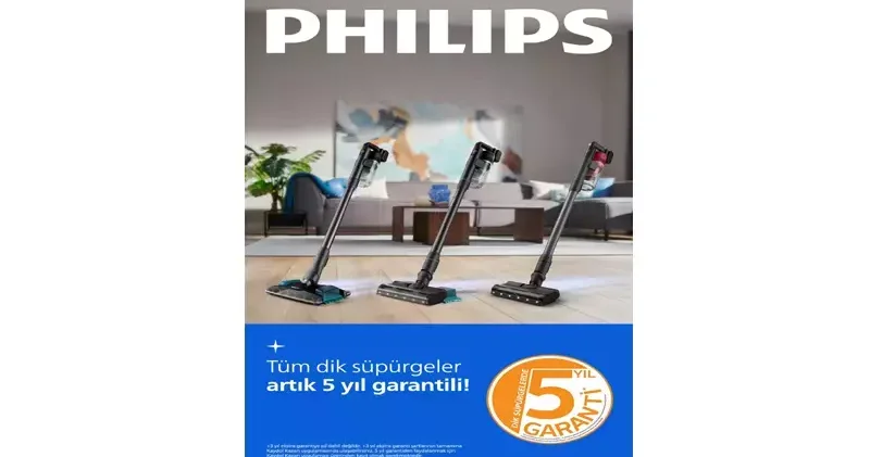 Versuni, Türkiye deki Philips markalı dik süpürgelerde garanti süresini 5 yıla çıkardı