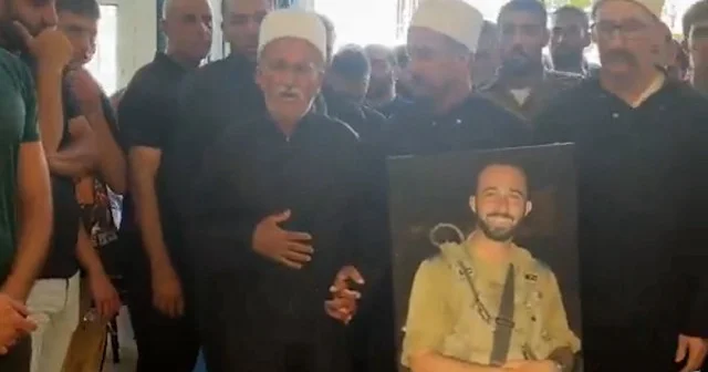 Kassam ın operasyonunda öldürülmüştü: Dürzi İsrail askerine yas töreni düzenlendi VİDEO İZLE