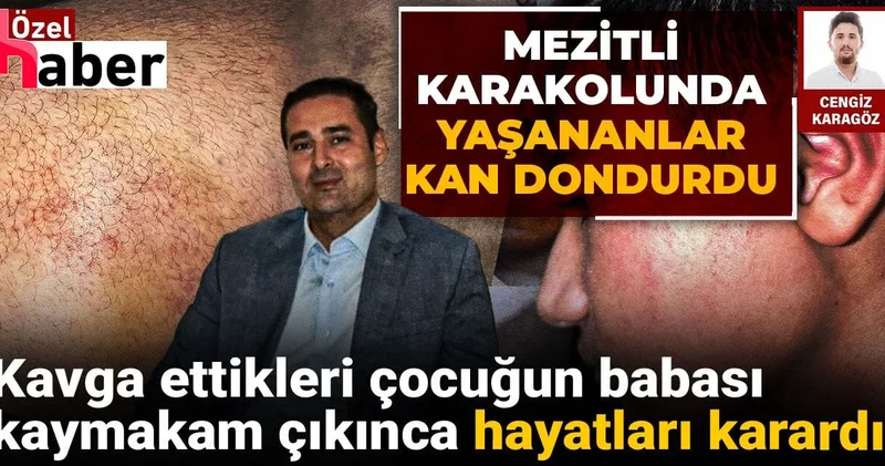 Kavga ettikleri çocuğun babası kaymakam çıkınca hayatları karardı: Mezitli karakolunda yaşananlar kan dondurdu