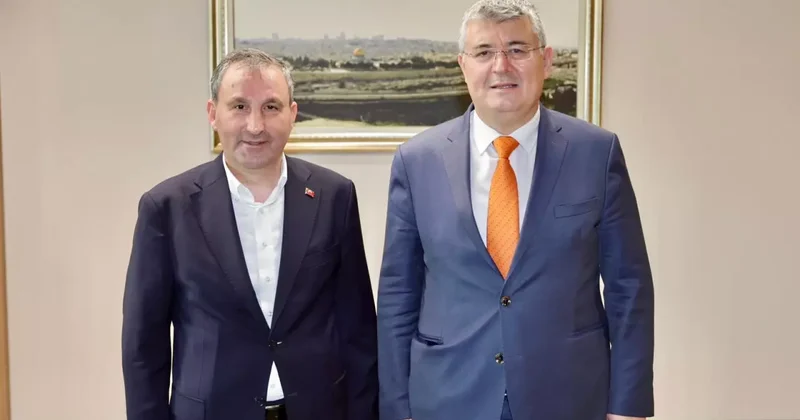 Başkan Tombaş’tan Mehmet Acet’e hayırlı olsun ziyareti