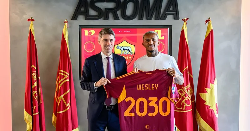 Roma, Wesley França yı renklerine bağladığını açıkladı