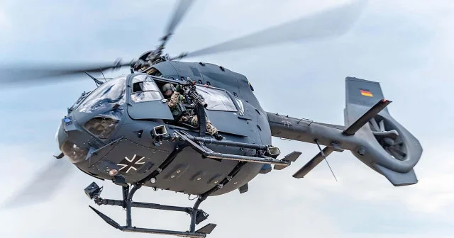 Alman ordusuna ait helikopter düştü Gündem Haberleri