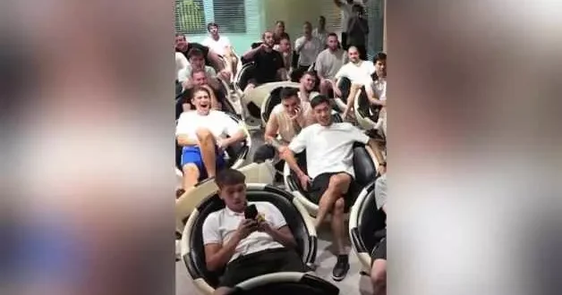 Kairat Almaty futbolcularının Real Madrid heyecanı!