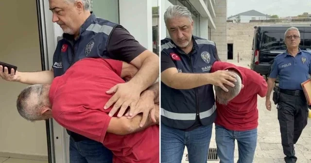 Tramvayda genç kadının fotoğraflarını çeken şahıs vatandaşlar tarafından dövülerek polise teslim edildi Samsun Haberleri