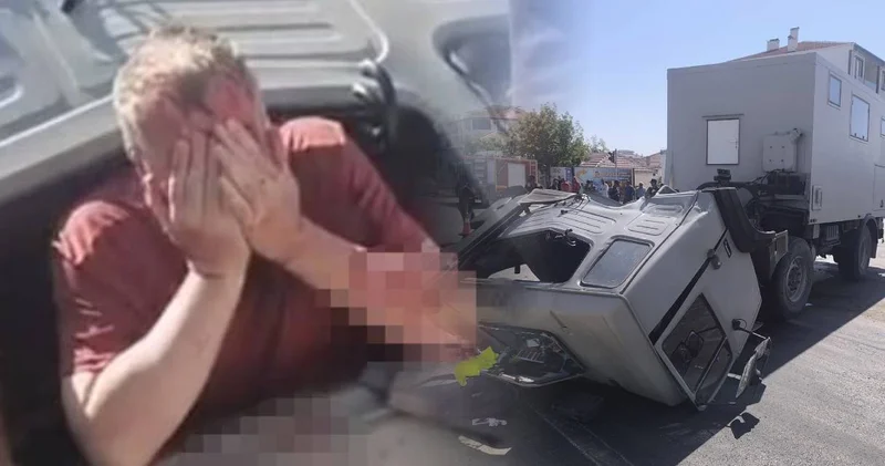 Aksaray’da feci kaza: 2’si turist 3 kişi yaralandı